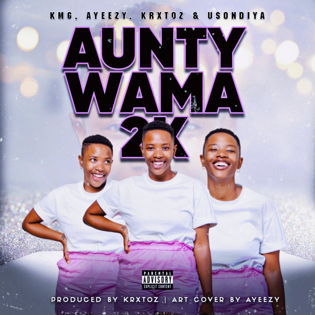 Sho bafethu. We are proud to present to you the official art cover of the "Aunty Wama 2K" song, which is set to drop this Friday‼️🔥🕺🏿

Artwork by Ayeezy
Courtesy by Kabatainment Music Group
#IRAPKMG
