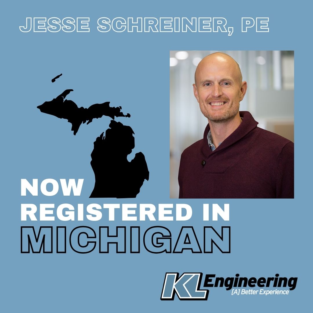 Our engineers make a point to be ready for anything, and Jesse Schreiner proved that this month by becoming a licensed engineer in Michigan! Congrats, Jesse, on this accomplishment in your career.
