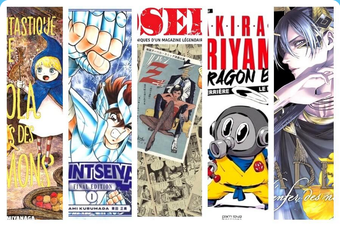 Otaku Manga (@otakumangamag) on Twitter photo Les 5 sorties mangas de la semaine #56 avec une nouvelle édition de Saint Seiya et un livre sur Akira Toriyama !
➡️ otaku-manga.fr/les-5-sorties-…
<a href="/nobi__nobi/">nobi nobi !</a> <a href="/pikaedition/">Pika édition</a> <a href="/EditionsKana/">Editions Kana</a> <a href="/AKATAmanga/">Éditions Akata</a> <a href="/Pixnlove/">Editions Pix'n Love</a> Les 5 sorties mangas de la semaine #56 avec une nouvelle édition de Saint Seiya et un livre sur Akira Toriyama !
➡️ otaku-manga.fr/les-5-sorties-…
<a href="/nobi__nobi/">nobi nobi !</a> <a href="/pikaedition/">Pika édition</a> <a href="/EditionsKana/">Editions Kana</a> <a href="/AKATAmanga/">Éditions Akata</a> <a href="/Pixnlove/">Editions Pix'n Love</a>