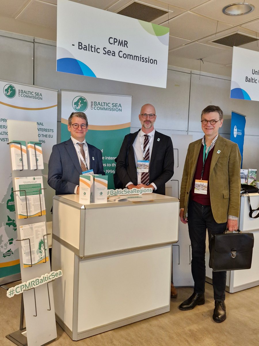 CPMR Baltic Sea Commission (@cpmr_bsc) on Twitter photo Important week in Gotland to foster #BalticSeaRegion cooperation with the #EUSBSRforum2024 and discuss security, resilience & sustainability.
Visit us at our stand in the Networking Village
As the Strategy is updated, read the <a href="/CPMR_BSC/">CPMR Baltic Sea Commission</a> recommendations: urls.fr/Wqmeyn Important week in Gotland to foster #BalticSeaRegion cooperation with the #EUSBSRforum2024 and discuss security, resilience & sustainability.
Visit us at our stand in the Networking Village
As the Strategy is updated, read the <a href="/CPMR_BSC/">CPMR Baltic Sea Commission</a> recommendations: urls.fr/Wqmeyn
