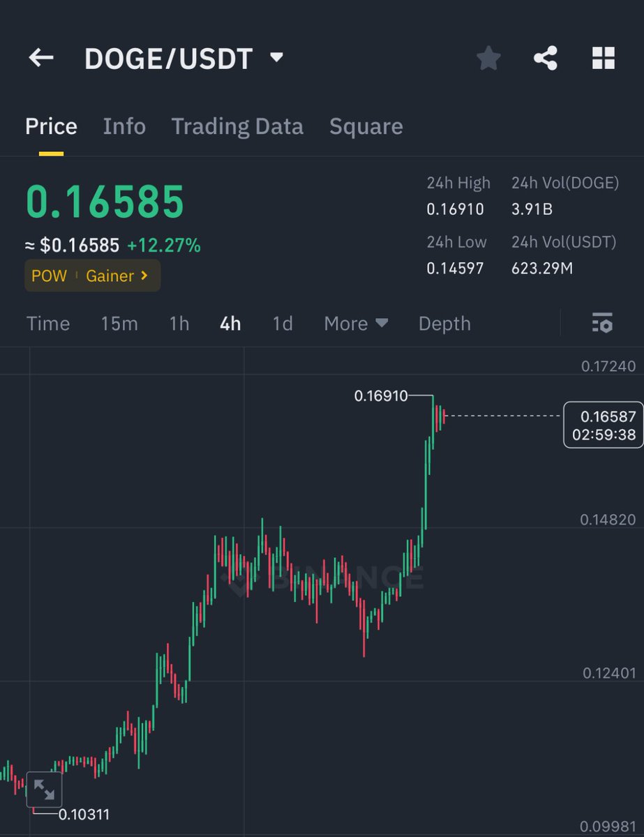 Most of the altcoins are gonna look 
like this in just next few months. 

Bull market always starts with DOGE pumping hard and then other follows.

Biggest Bull run in crypto history and 
a MASSIVE ALTSEASON 2.0 is coming
in next 4-6 months. 

BRACE YOURSELF BOYZ !!