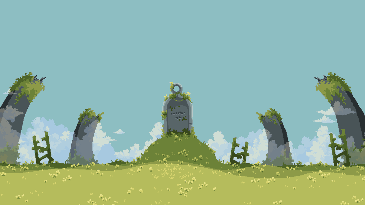 fantasy landscape!
#pixelart #IndieGameDev #픽셀아트