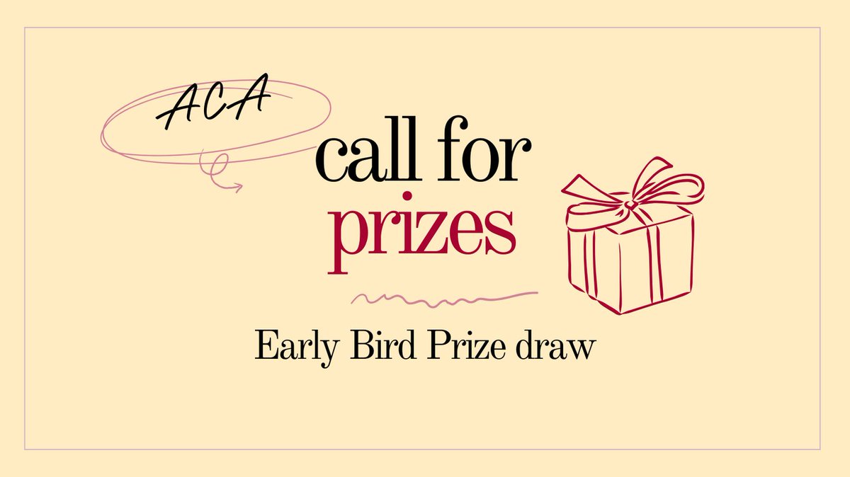 The Membership Committee is seeking potential gift prizes for the Early Bird Prize draw. This annual draw is awarded from the pool of ACA members who renew early in the fall and winter months. To donate a prize, please contact membership(at)archivists.ca.