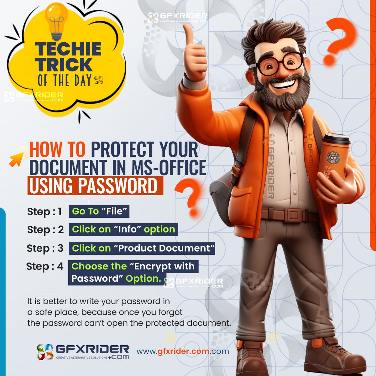 GFXRIDER's tweet image. Master MS Office like a Pro! Boost your productivity with these simple yet powerful tips for Microsoft Word, Excel, &amp;amp; PowerPoint! Don't miss out on these must-know tricks to streamline your daily tasks.

#MSTips #OfficeHacks #ProductivityBoost #ExcelTips  #TipsandTricks #GFXRIDER