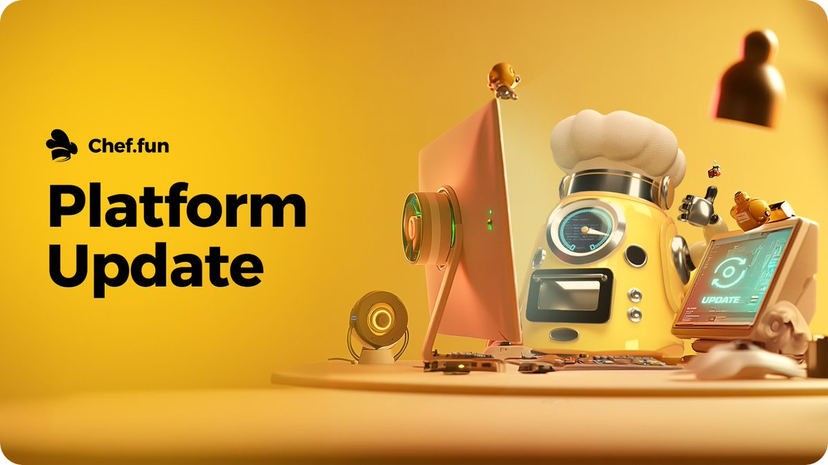 The new Chef.fun update is LIVE! 🧑‍🍳

It includes exciting features that take your project and trading experience to the next level:

Developer referral program
On top of 20% of the platform fees from all your referred traders, you now also get 20% of the platform