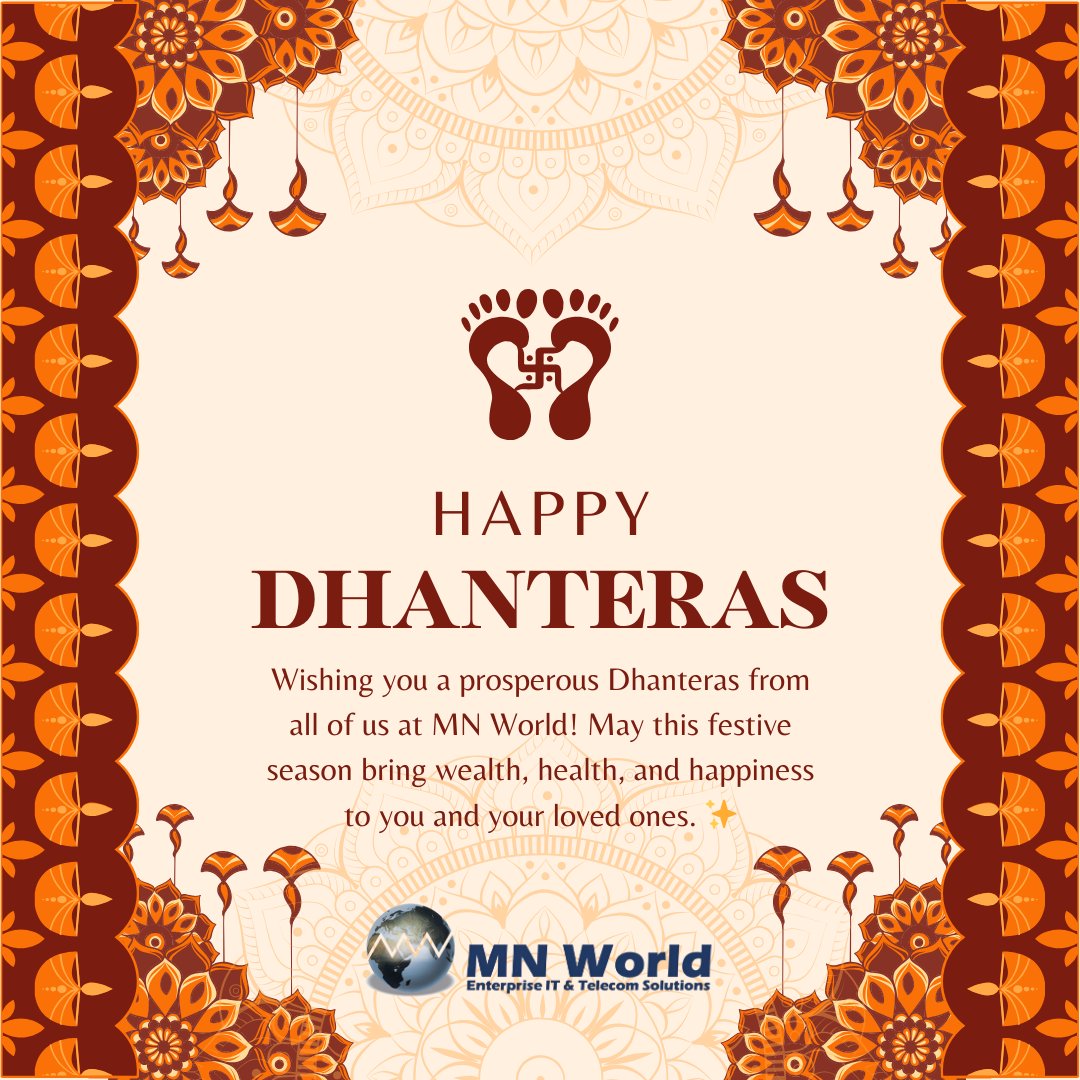 MNWorldEPL's tweet photo. Warm wishes for a prosperous Dhanteras from MN World! May this auspicious day bring you abundant wealth, health, and happiness. ✨
#HappyDhanteras #MNWorld #FestivalOfProsperity #WealthAndWellness https://t.co/xFdoY6XuIw