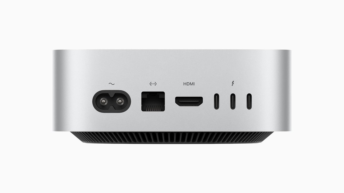 The new Mac mini is here! 

M4 and M4 Pro
First carbon neutral Mac
Thunderbolt 5
Built for Apple Intelligence