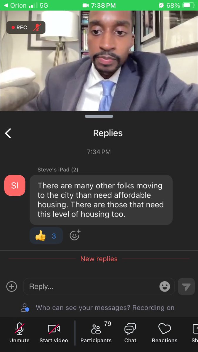 Last night PUN members attended <a href="/JohnGPVD/">Councilman John Goncalves</a>’s community forum to voice support for a nearly ~300 unit apartment building in Wayland Square. 

Steve’s comment couldn’t have said it better: we need housing at ALL price points! 🔨 💰 🏠