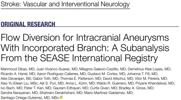 Cerebrovascular & Neurointerventional Lab (@cerebrovasclab) on Twitter photo "How does branch origin affect flow diversion outcomes?"
Discover key findings from the latest SEASE registry analysis using the Surpass Evolve device. 💡🧠
doi.org/10.1161/SVIN.1…
A 🧵by <a href="/LeonardoCruz_C/">Leonardo Cruz-Criollo</a> 1/5
#Aneurysm #FlowDiversion #Neurointervention "How does branch origin affect flow diversion outcomes?"
Discover key findings from the latest SEASE registry analysis using the Surpass Evolve device. 💡🧠
doi.org/10.1161/SVIN.1…
A 🧵by <a href="/LeonardoCruz_C/">Leonardo Cruz-Criollo</a> 1/5
#Aneurysm #FlowDiversion #Neurointervention