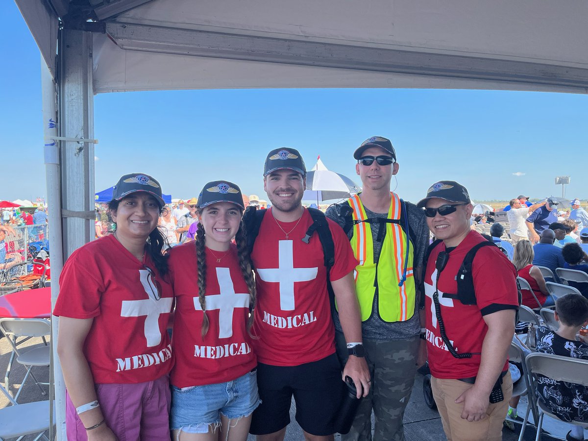 Kristina3P's tweet photo. Volunteered at Wings Over Houston! Gained hands-on emergency care experience with UTMB Aerospace Medicine and saw the amazing US Navy Blue Angels fly. Incredible teamwork and unforgettable moments! #WingsOverHouston #UTMB #AerospaceMedicine #PrimaryCare #teamwork #MedTwitter https://t.co/rfLhPZpRBi