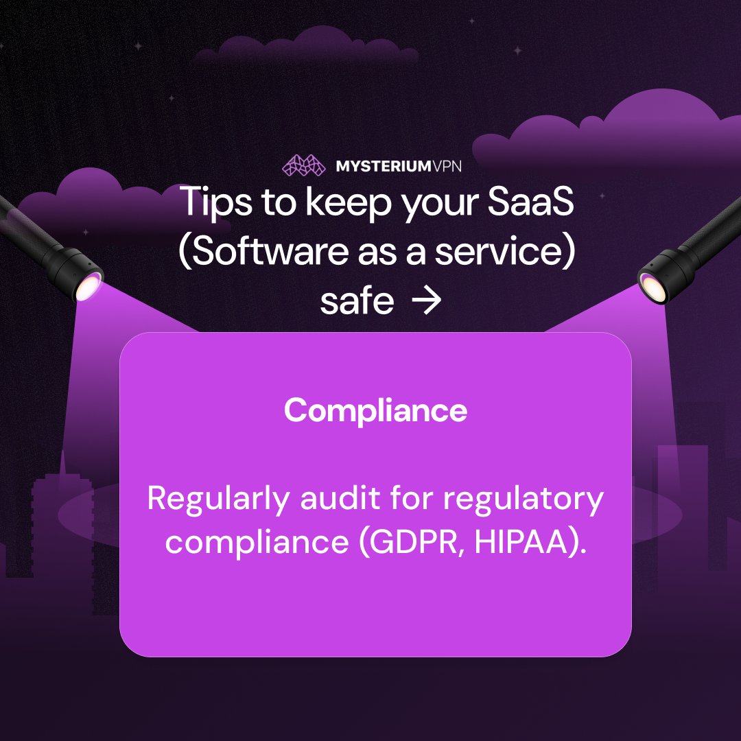 mysteriumvpn's tweet image. How can you keep your customers safe as a company? 🤔 We know this firsthand and there are some steps that probably every company is following. So lets dive in, on how to keep your SaaS (Software as a Service) safe from online threats 🔥
#SaaSSecurity #CyberSafety…