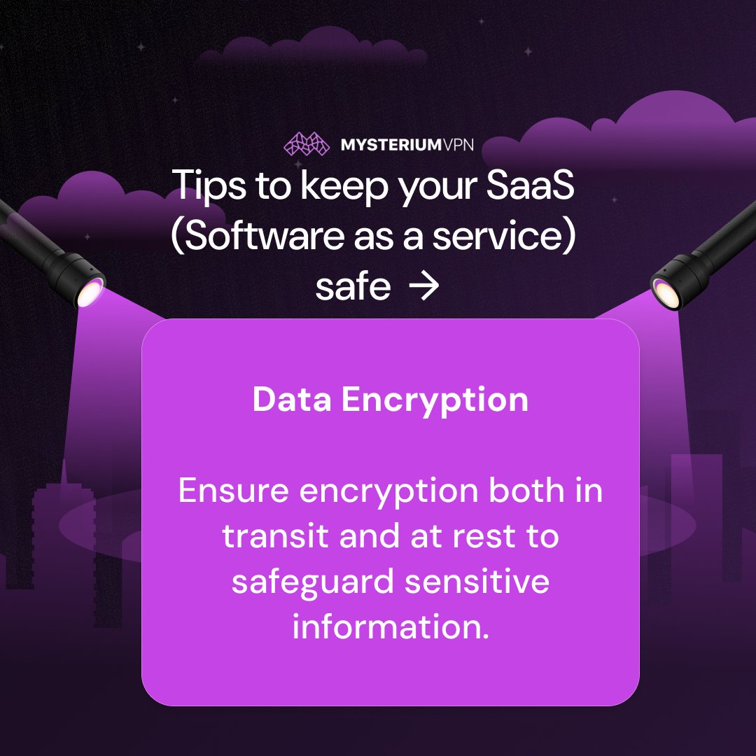 mysteriumvpn's tweet image. How can you keep your customers safe as a company? 🤔 We know this firsthand and there are some steps that probably every company is following. So lets dive in, on how to keep your SaaS (Software as a Service) safe from online threats 🔥
#SaaSSecurity #CyberSafety…