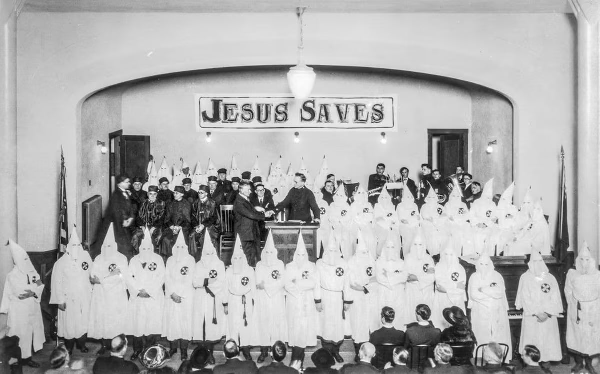The Klan was a Christian organization.
