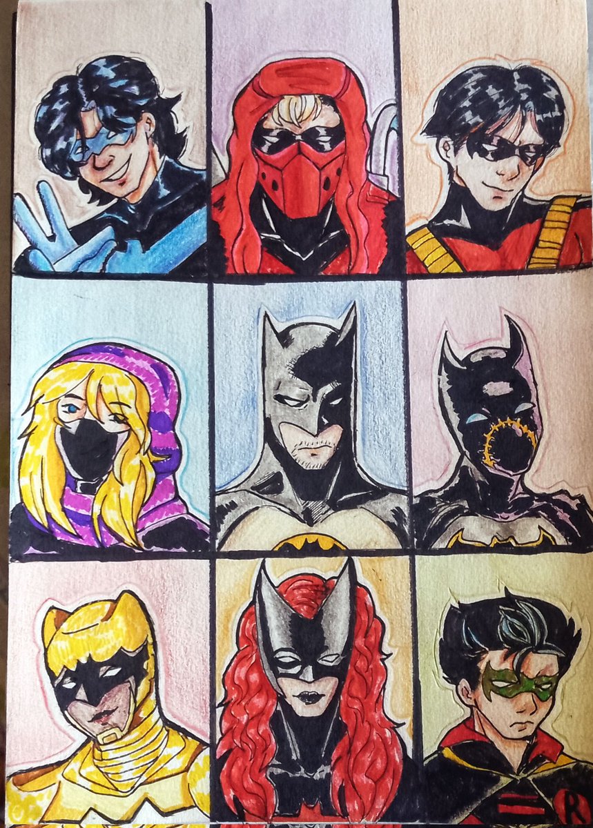 Magih_set's tweet photo. 💥 THE BATFAM🦇

#dccomics #fanart #batfam https://t.co/YtptLCYmBJ