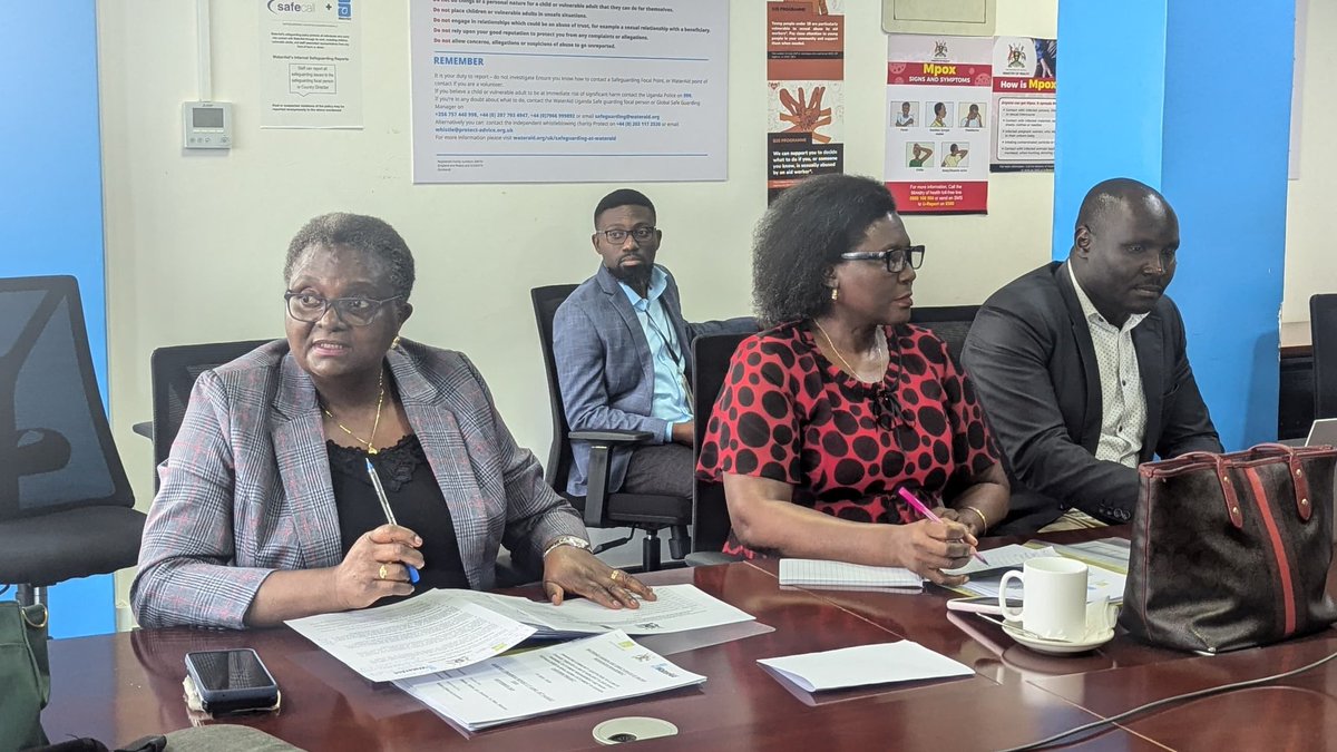 WaterAidUganda's tweet photo. Today, WaterAid Uganda hosted the 2nd Project Steering Committee Meeting for the CARFEWW Project 🌍💧! 

We welcomed leaders from the Ministry of Finance 💼, Ministry of Trade 📈, NEMA 🌿, UNMA ☁️, UWONET 👥, Bugisu Cooperative 🌱, Ministry of Local Government 🏛️, Ministry of Water 💧, and more to advance climate resilience and sustainable water solutions in Uganda.

Together, we’re building a future where communities can adapt and thrive. 🌱✨ #ClimateAction #CARFEWW #EveryonesBusiness #WASHAwayInequality