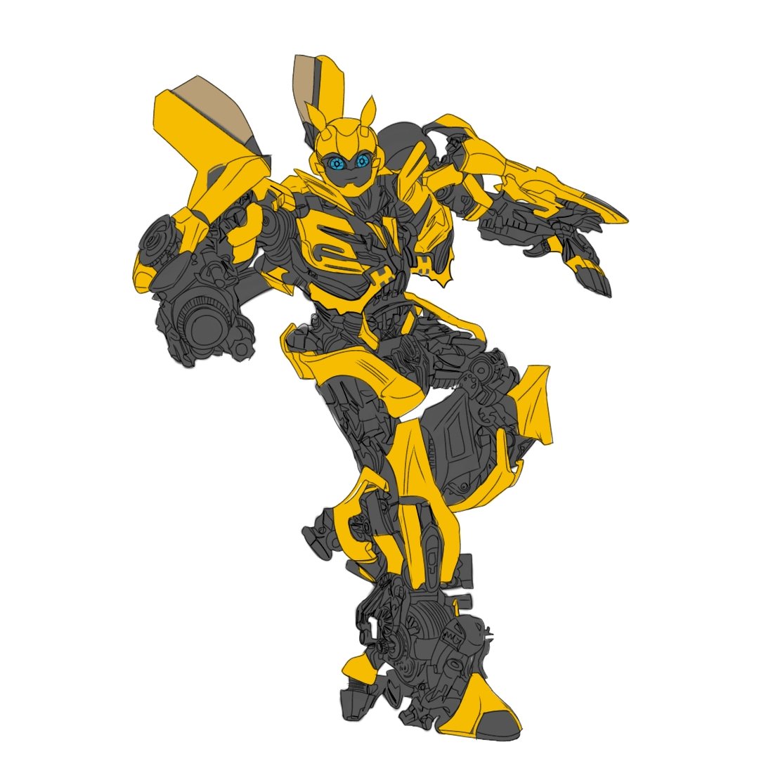02_bharti's tweet photo. Work in progress. This will take a while
Instagram - artbyabhay 
Character - bumble bee or Badassatron
#bumblebee #badassatron #TransformersOne #Transformers https://t.co/juxa548J4L