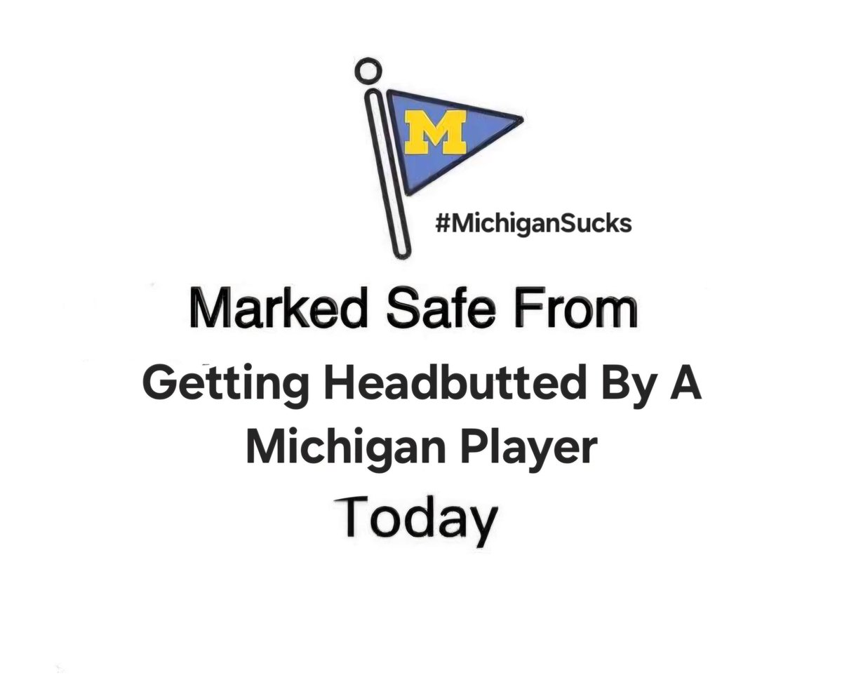 MichiganSucks8's tweet photo. Dear Michigan residents, be careful out there! #dangeroustimes #headbutts #criminals #MichiganCulture #MichiganSucks https://t.co/W4LBNNcixn