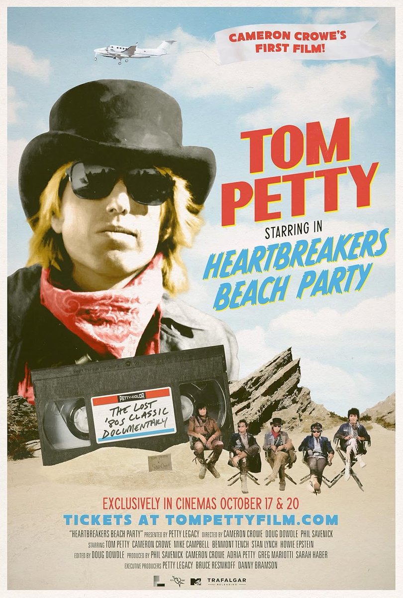 jchavarria_cine's tweet photo. El espíritu de hermandad y el ímpetu urbano que les distinguía como Banda de Rock, se magnífica irrefrenable en #TomPetty #Heartbreakers Beach Party de #CameronCrow. Chulada que vimos en la proyección especial organizada por @UMusicMexico, ya tienen disponible el #LongAfterDark https://t.co/Xrr9bbkdFa