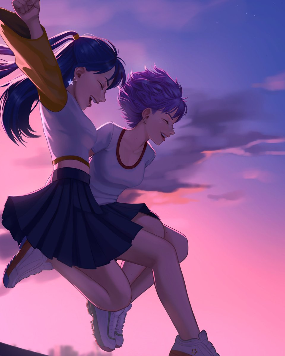 i forgot to post this on here. i did some quick retouching to an old drawing :) 

2024                                         2020