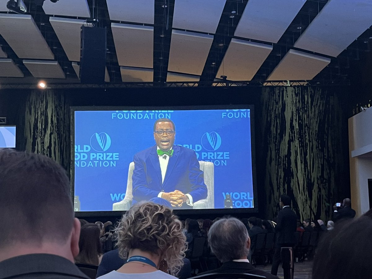 This morning #foodprize24, <a href="/AfDB_Group/">African Development Bank Group</a> <a href="/akin_adesina/">Akinwumi A. Adesina</a> lauds President Lula’s <a href="/g20org/">G20 South Africa</a> Global Alliance Against Hunger and Poverty. Notes its an initiative to plug in to advance our cause against hunger …<a href="/renatogodinho/">Renato D Godinho</a>