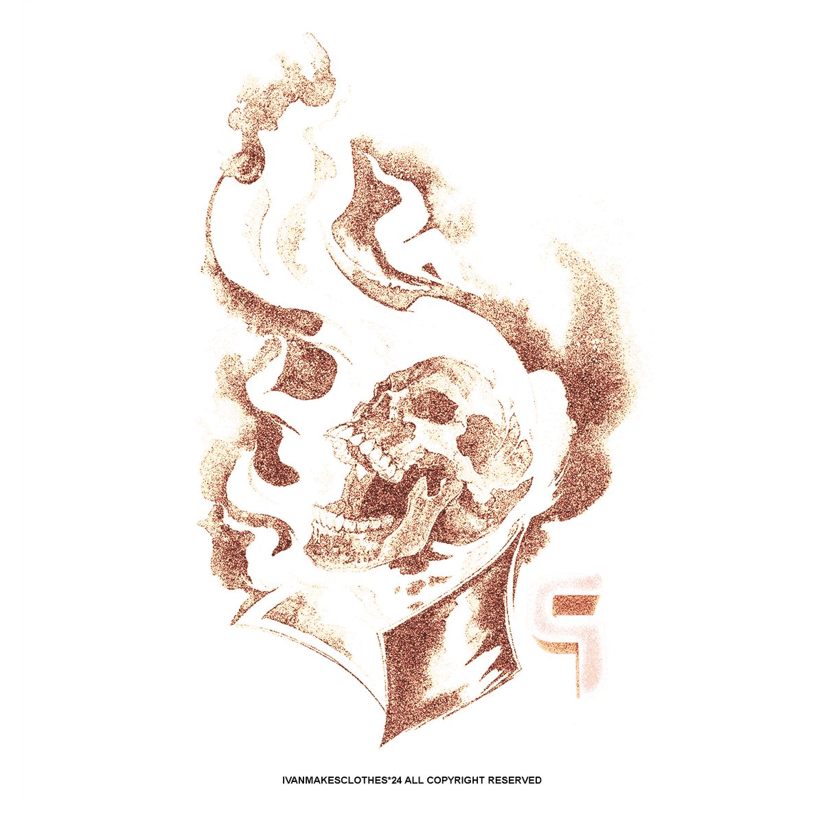 zennluvvv's tweet photo. Flame Skull #GhostHC (first entry) https://t.co/QgtVYZELeC