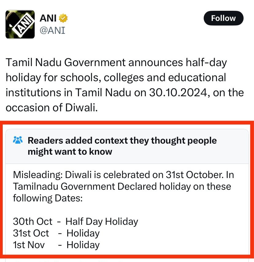PuNsTeR™ (@punsterx) on Twitter photo Asia's (mis)leading news agency has been fact-checked by community notes once again. Asia's (mis)leading news agency has been fact-checked by community notes once again.