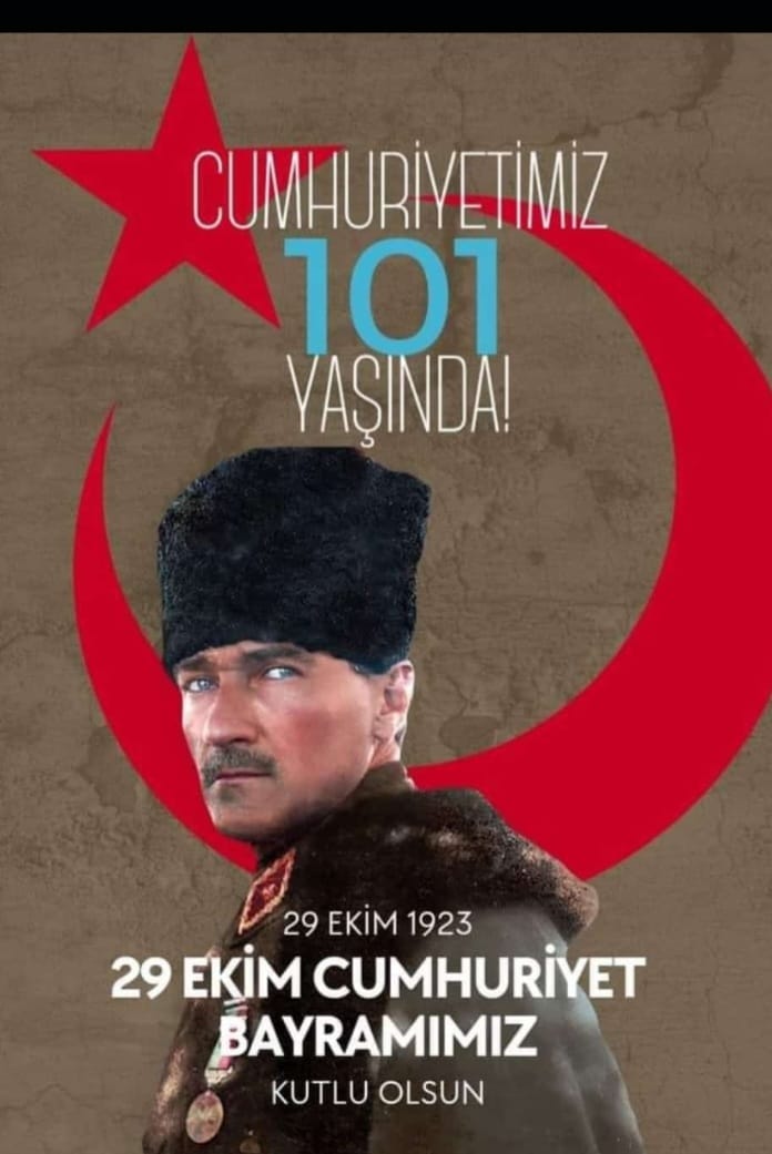 Ey Türk Gençliği! Birinci vazifen, Türk istiklâlini, Türk Cumhuriyetini, ilelebet, muhafaza ve müdafaa etmektir.  #29EkimCumhurriyetBayramı