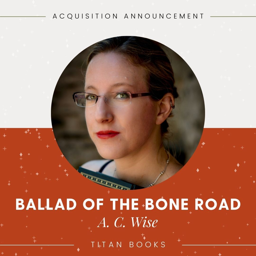 We are thrilled to announced that Titan Books will be publishing BALLAD OF THE BONE ROAD by @ac_wise! A haunting dark fantasy tale of faith and fanaticism, doomed love and desperate bargains...

We can’t wait to share this book with you in January 2026! ✨