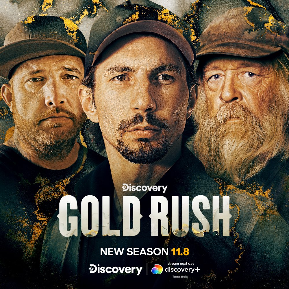 Gold in their veins ⚡️
New season of #GoldRush starts Friday, November 8 at 8p on <a href="/Discovery/">Discovery</a>