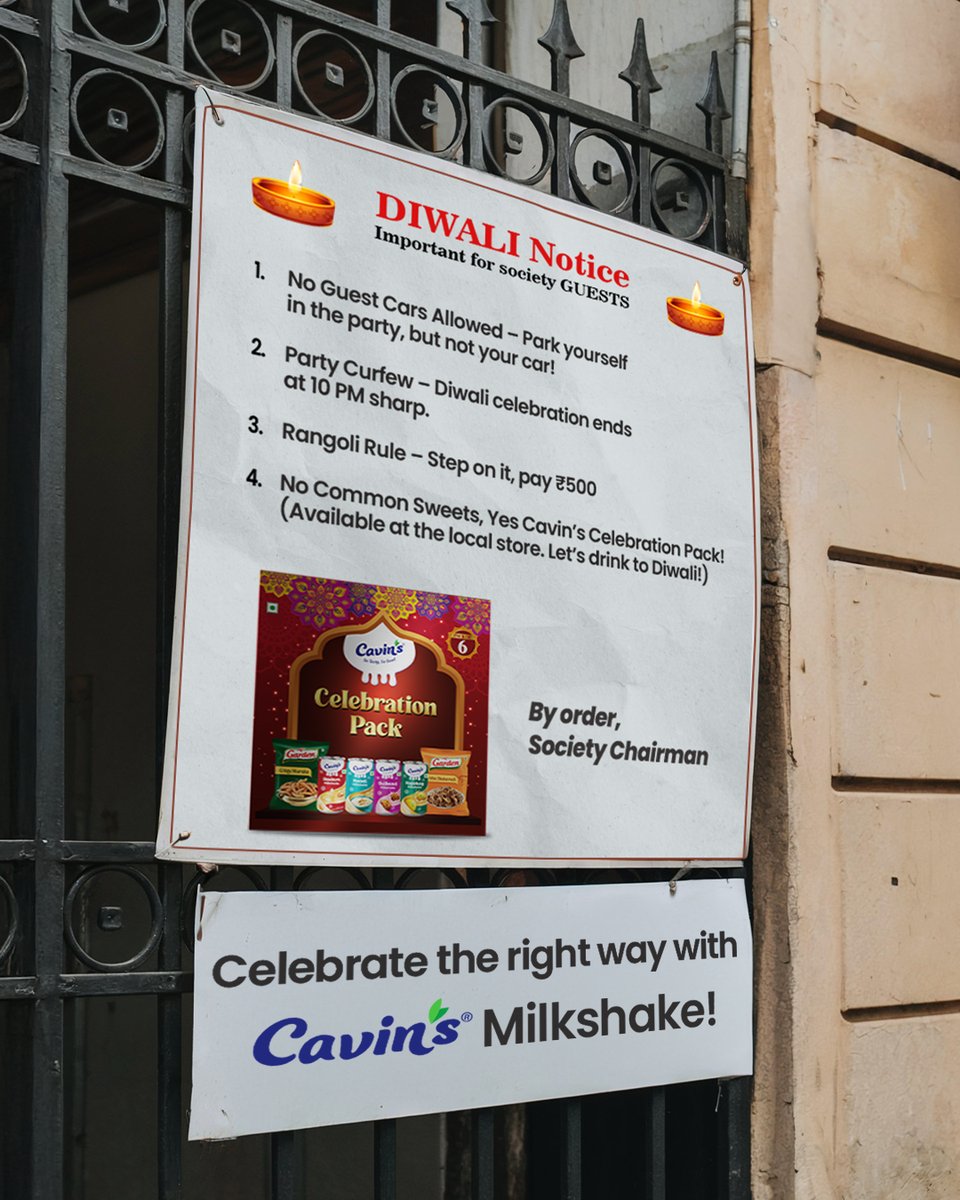 cavinsmilkshake's tweet image. Celebrate Diwali the Cavin’s way! Grab your Cavin's Celebration pack at the nearby stores and supermarkets.

#CelebrateWithCavins #DiwaliDelights #SpreadTheSweetness #ShareTheSweetness #CavinsCelebrationPack #CavinsDiwali #CavinsMilkshake #MakingLivesHappier #CavinKare