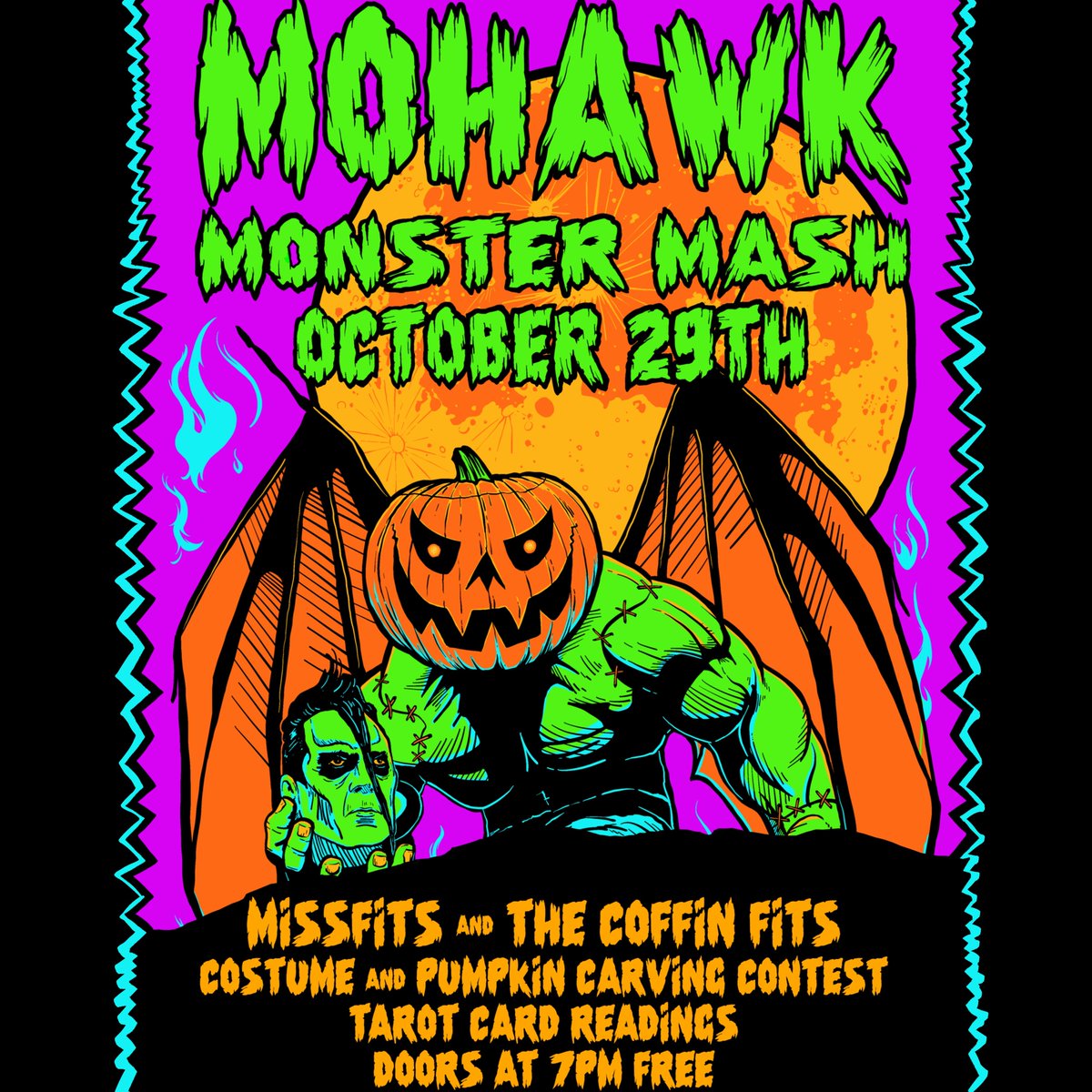 Mohawk Austin (@mohawkaustin) on Twitter photo TONIGHT - FREE - COME GET SPOOKY WITH US TONIGHT - FREE - COME GET SPOOKY WITH US
