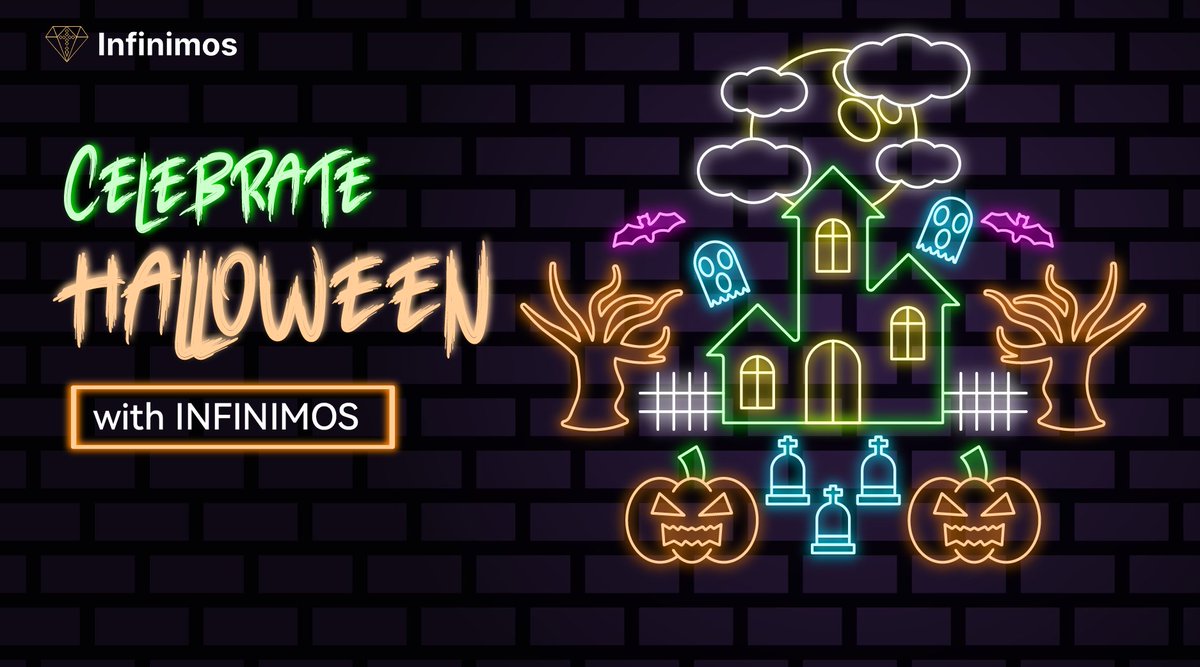 Infinimos's tweet photo. Hello fans😎, are you ready to celebrate Halloween with INFINIMOS?👻🎃
 
🕹Participate in this event and complete the following tasks, 🎁You will have the opportunity to win INFI token airdrop rewards 🔥worth $200🎁.
 
 Task:
 ✅Like💙 and RT this post，@3Friends 

 ✅Leave your photos at the Halloween event or your best wishes for INFI in the comment area
 
✅Comment your INFI wallet address

 ⌚️Time: 
October 30 — November 3
 
Now, join us and reshape the future of decentralized finance together!🎮📲