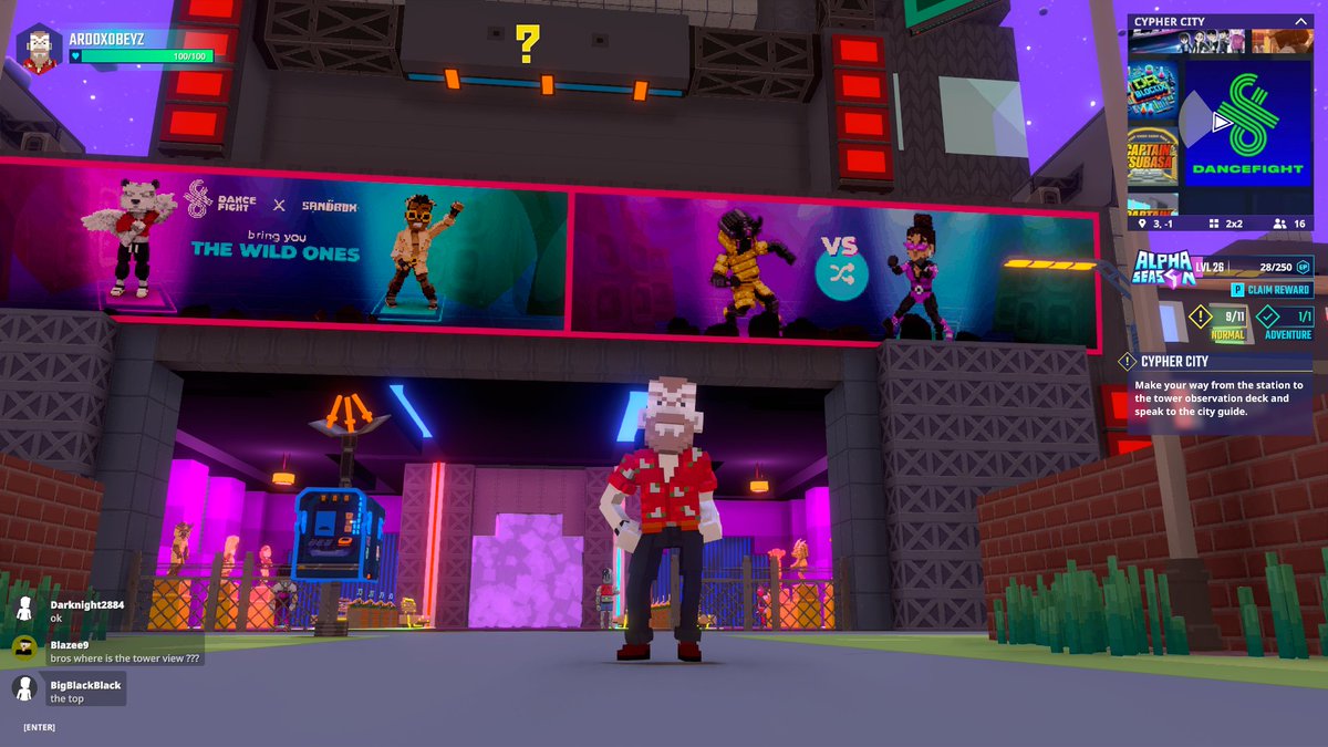 Come dance with me in the Cypher City Experience in 💃🕺<a href="/TheSandboxGame/">The Sandbox</a>. Make sure to bring your boogie shoes 🩰  register-landings.sandbox.game/alphaseason4-s… #TheSandbox #AlphaSeason4 #AS4SocialChallenge