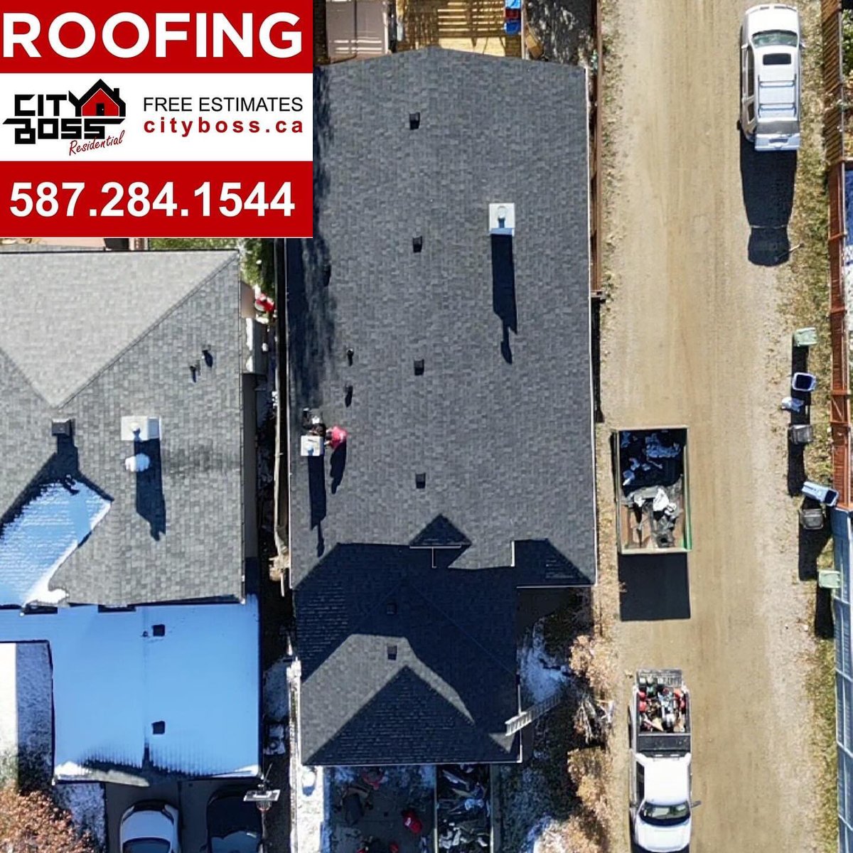 👍👍#cityboss #citybossroofing #roofingcalgary #calgaryroofs #calgaryroofing #calgaryroofers #newroof #yyc #yycroofing #roofingyyc #yycroofs #yycroofers #calgaryroofingcompany #roofreplacement