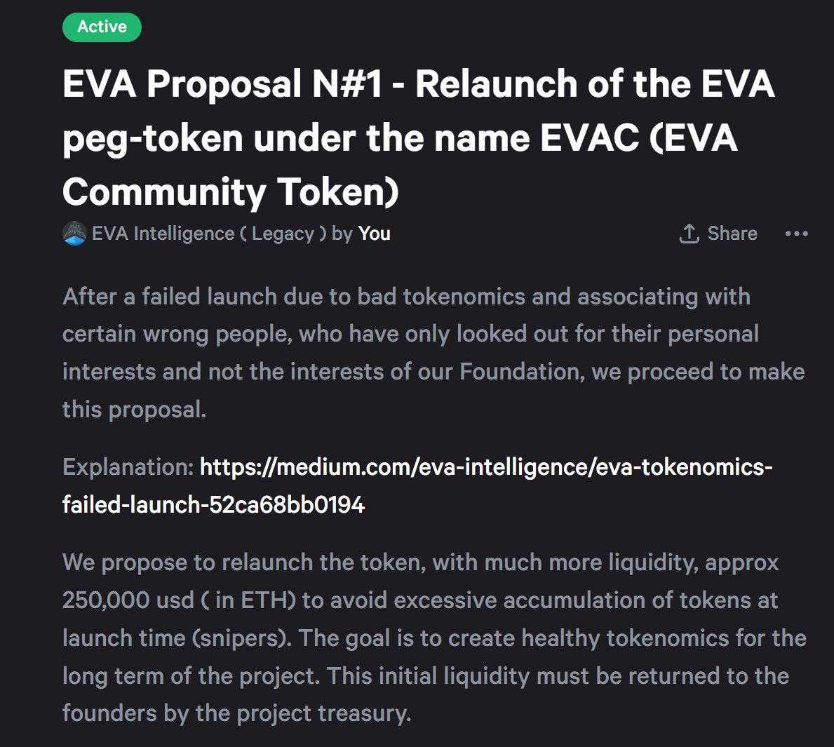 EVA Labs Intelligence Foundation tweet media