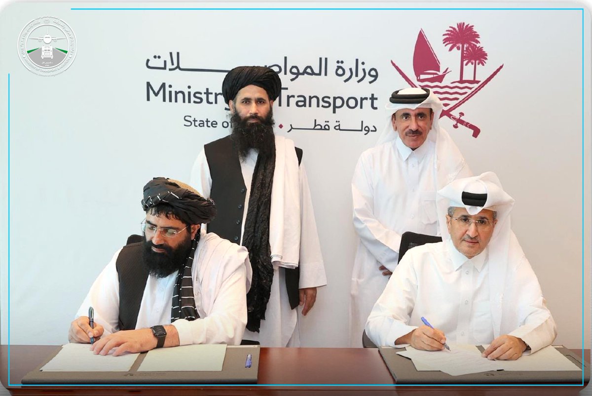azelin's tweet photo. Qatar and the Taliban's Islamic Emirate have signed an MoU allowing airlines from both countries to fly to each others airports. Meaning you can now fly directly from Doha to Kabul. Important on the heels of Turkish Airlines doing the same this past June. https://t.co/96WA87KtDY
