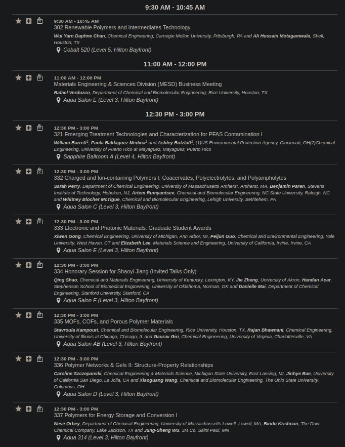 aiche_mesd's tweet image. @aiche_mesd programming for Tuesday 10/29...come check out some sessions!
@ChEnected #AIChE2024 #AIChEASC