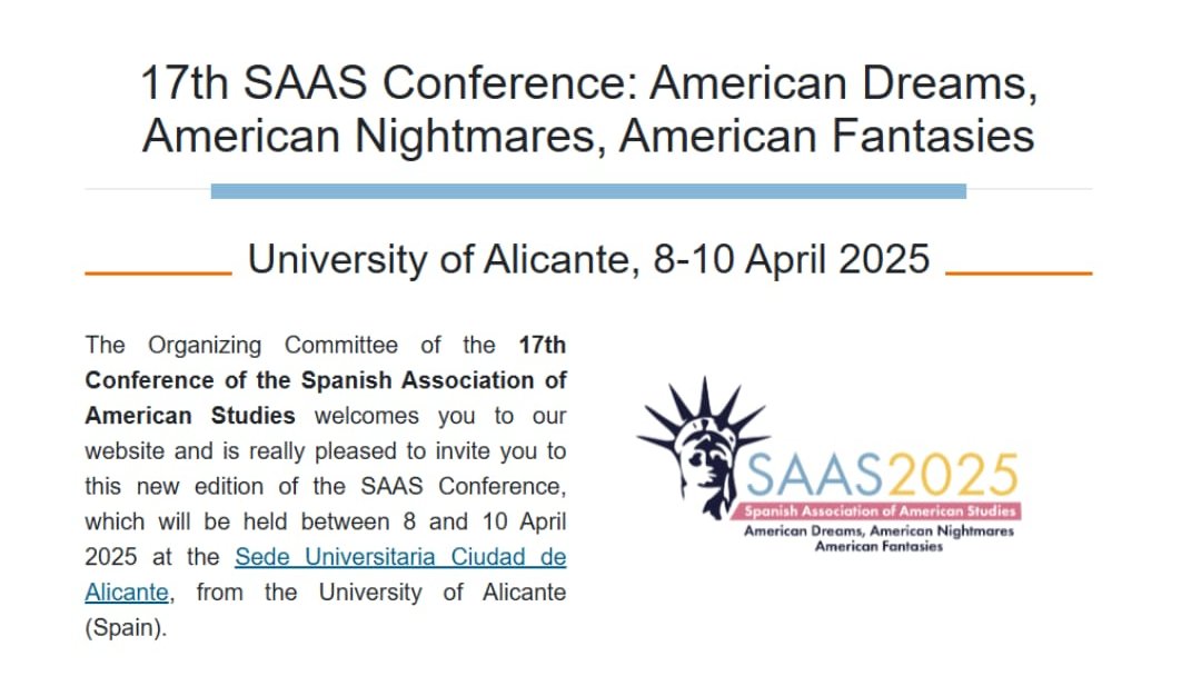 📢Registration for the 17th SAAS Conference is now open! You can find all the details about the registration process in the link below👀 web.ua.es/es/saas2025/do…