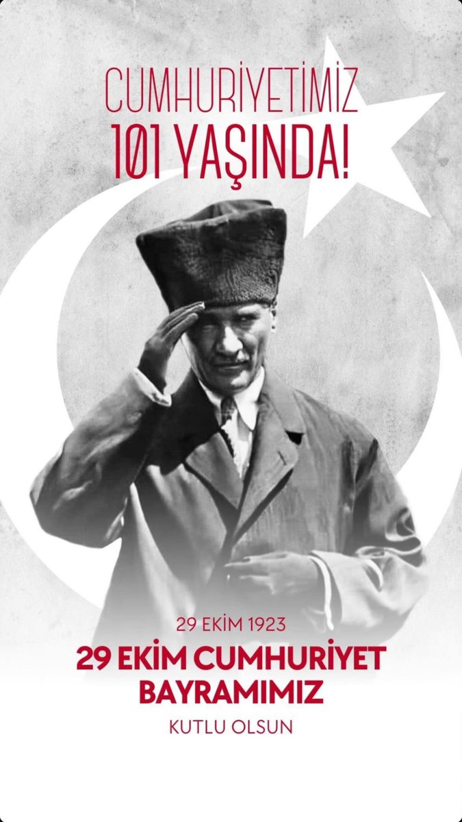 cihangungor28's tweet photo. Cumhuriyetimiz 101. Yaşında. 
Kutlu Olsun. 🇹🇷 👏🏻

#OnunEseri https://t.co/OUpZP9ehb3