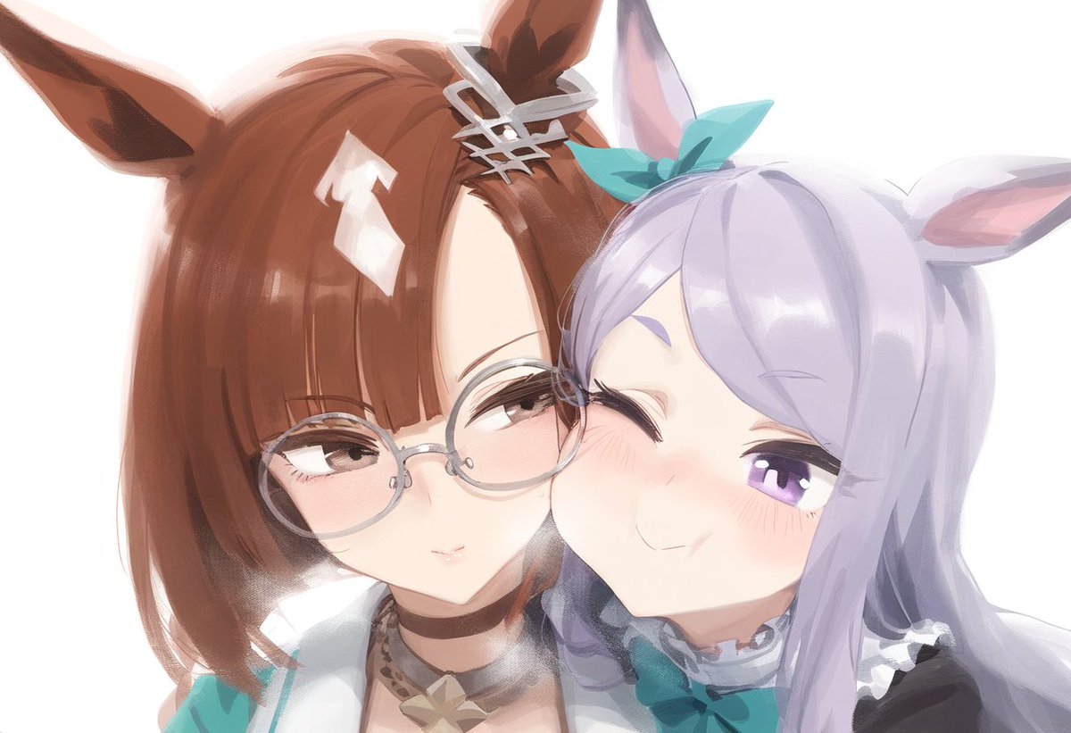 mo802e3_uma's tweet photo. 鉄の女と名優
#ウマ娘　
#メジ���マックイーン　
#イクノディクタス https://t.co/V4PCNTQHzB