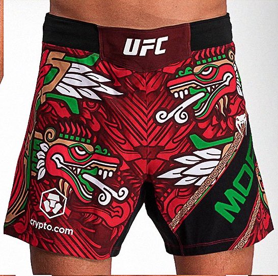 Brandon Moreno custom shorts go hard