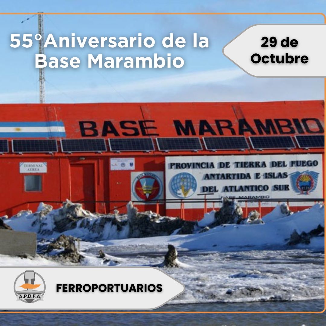 APDFApuertosOK's tweet photo. 🎉 Hoy celebramos el 55.º aniversario de la Base Marambio, un pilar fundamental de la investigación científica argentina en la Antártida desde 1969. ¡Felicidades a todos los que han formado parte de esta gran aventura en el continente blanco! 🇦🇷❄️ #BaseMarambio #Antártida https://t.co/5R2Q8VzSxn