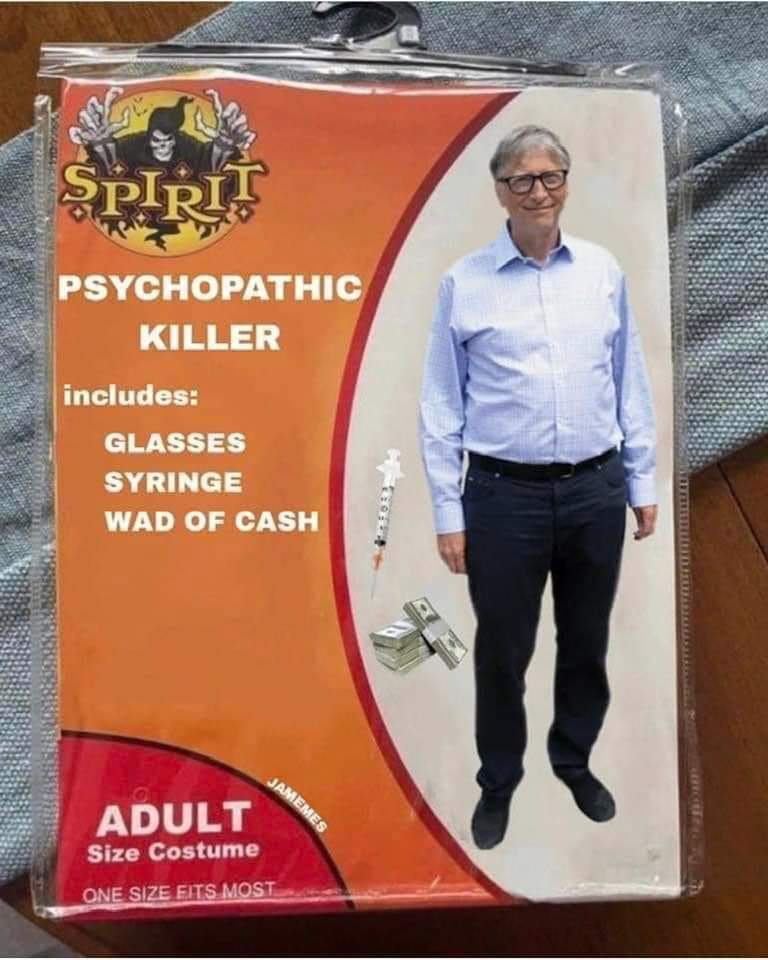 Earthdriver's tweet photo. This is creepy, spooky stuff ๐ฑ๐๐น๐ป
#billgates #willhates #arrestbillgates
#thevaccinetzar #WHO #thekillshot #theclotshot #thekillervaccine #thesuicideshot #thedepopjab
#Halloween #halloween2024 https://t.co/MpKThRmlP1