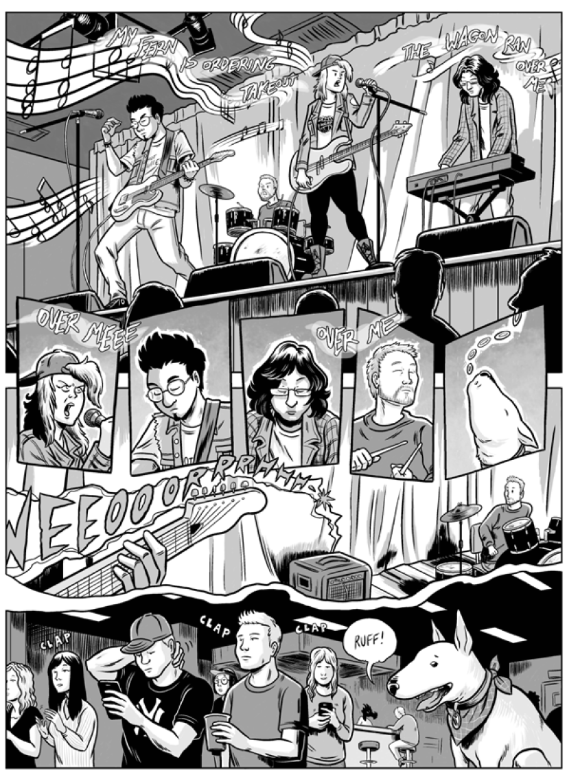 sams_studios's tweet photo. Last Saturday, I reviewed @ElaineMWill's graphic novel The Last Band on Earth in my newsletter. Link into bio as always! https://t.co/SYJBrdQIIw