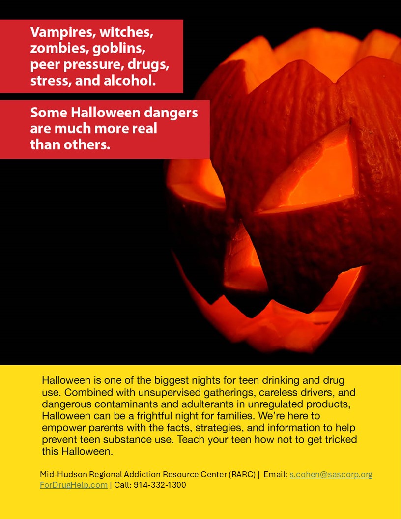 fordrughelp's tweet image. Halloween can be a frightful night for families.

Teach your teen how not to get tricked.

#ForDrugHelp #Halloween