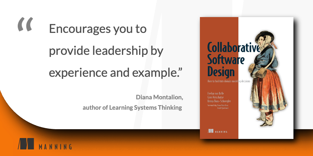 Manning Publications (@manningbooks) on Twitter photo 📣 Now in PRINT! 📣
Collaborative Software Design, by <a href="/EvelynvanKelle/">Evelyn van Kelle</a>, <a href="/selketjah/">Gien</a>, & @kenny_baas: mng.bz/JYma
📚 Effective practices and collaboration tools for engaging key stakeholders in #SoftwareDesign. 📚
Thank you for the quote, <a href="/dianamontalion/">Diana Montalion 🌻 @diana@hachyderm.io</a> ❤️
#DDDesign 📣 Now in PRINT! 📣
Collaborative Software Design, by <a href="/EvelynvanKelle/">Evelyn van Kelle</a>, <a href="/selketjah/">Gien</a>, & @kenny_baas: mng.bz/JYma
📚 Effective practices and collaboration tools for engaging key stakeholders in #SoftwareDesign. 📚
Thank you for the quote, <a href="/dianamontalion/">Diana Montalion 🌻 @diana@hachyderm.io</a> ❤️
#DDDesign