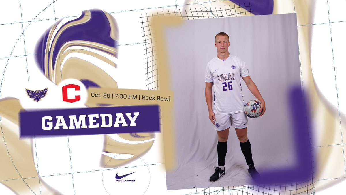 LorasMSoccer's tweet photo. Taking on Central for our final regular season matchup! 

🆚 Central College
🕢 7:30 PM
📍 Dubuque, Iowa 
🏟️ Rock Bowl 
📺 https://t.co/d4F8zQKn5t
📊 https://t.co/ktFGWg4FRs

#GoDuhawks https://t.co/Ajz1wMCQYG