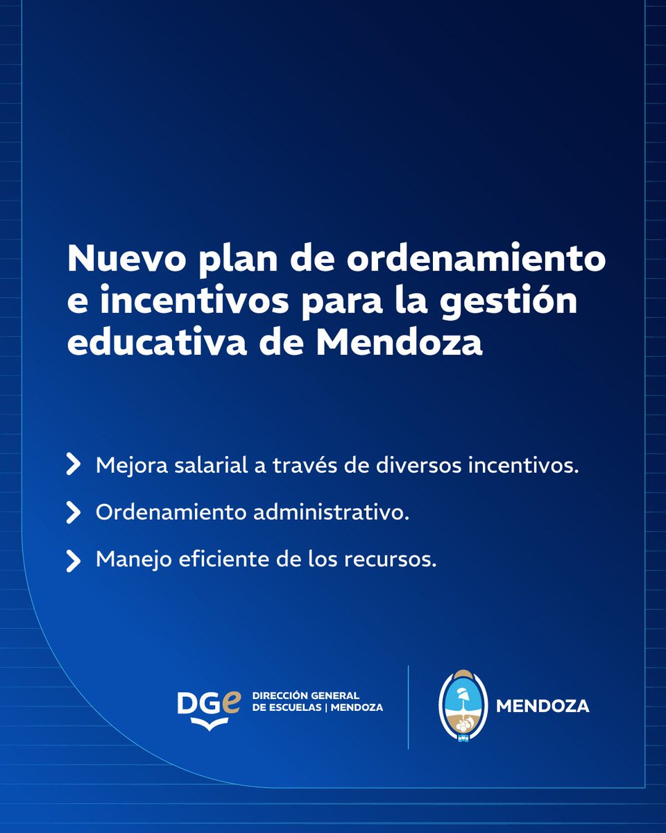 TadeoGZ's tweet photo. 📑 Presentamos una reforma que ordena y estimula. 

Con incentivos salariales, gestión eficiente de recursos y un modelo integrado que responda a las necesidades de nuestros docentes y estudiantes.

#LosChicosEnLaEscuela https://t.co/6dC8PGrwvq