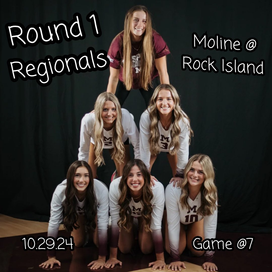 First game of post season! It local this year. Come watch our girls in the first round of Regionals!
#motown #molinevolleyball #bethere #molinepride