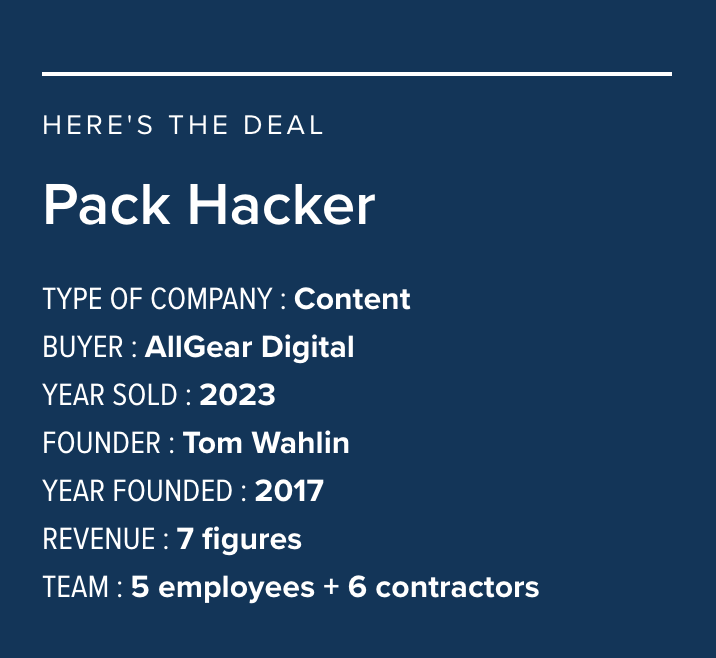 A travel gear site lost 60% of traffic during the pandemic. Here’s how the company recovered 👇 theygotacquired.com/content/pack-h…